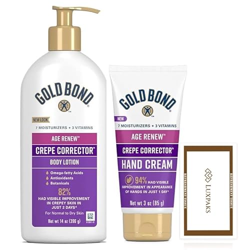 Image of Skincare Set: Gold Boond Crepe Corrector Lotion & Cream + LUXPAKS Wipe