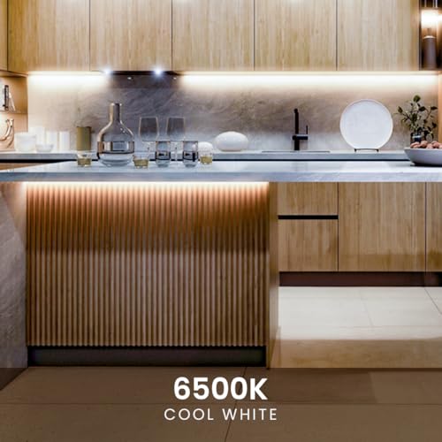 Image of MAGIK Ultima Slim Cabinet Light 2 Feet | Cool White (6500K) | 10 Watt | Aluminium case | Under Cabinet Light for Wardrobe, Kitchen Shelf | Pack of 1