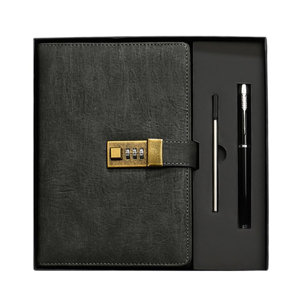 Protégez vos notes privées grâce au carnet A5 vintage à serrure