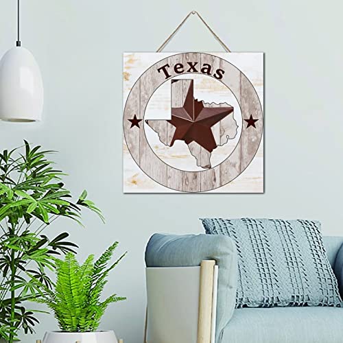 Plaque murale Texas bois decoration cuisine salle a manger