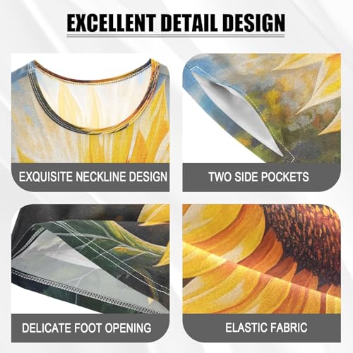 senya Short Sleeve Pajamas Sets Summer Cotton Sleepwear Sunfluwer4