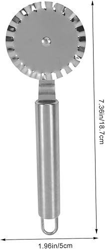 Miniatura 8 de KICHOUSE Rueda de desplazamiento del cortador de pastelería 2pcs para girar el acero inoxidable