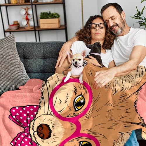 Couverture polaire renard mignon un cadeau doux pour réchauffer vos proches - 7