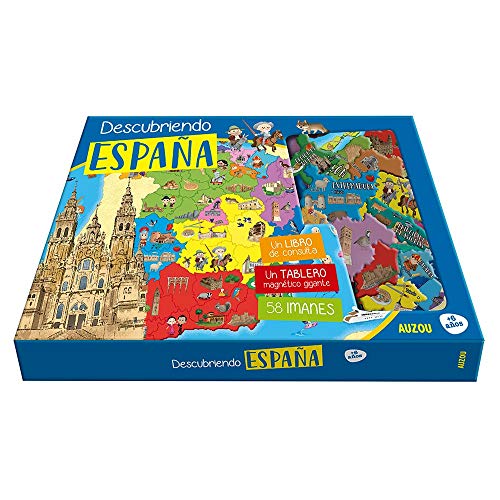 Descubriendo España - Atlas tablero magnético (Mi estuche magnético)