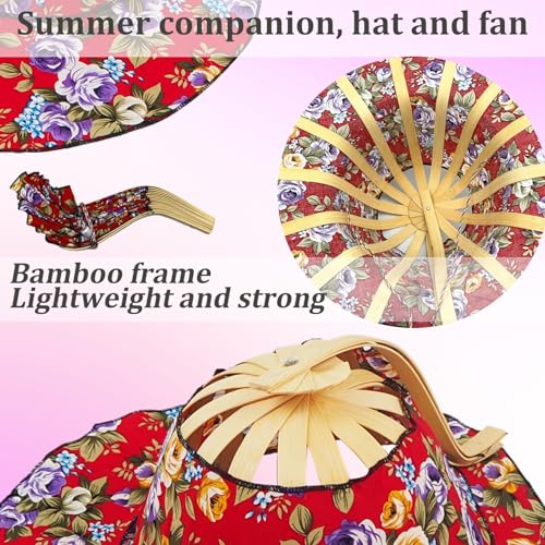 Sombrero ventilado 2 en 1 para mujer con protección UV miniatura 4