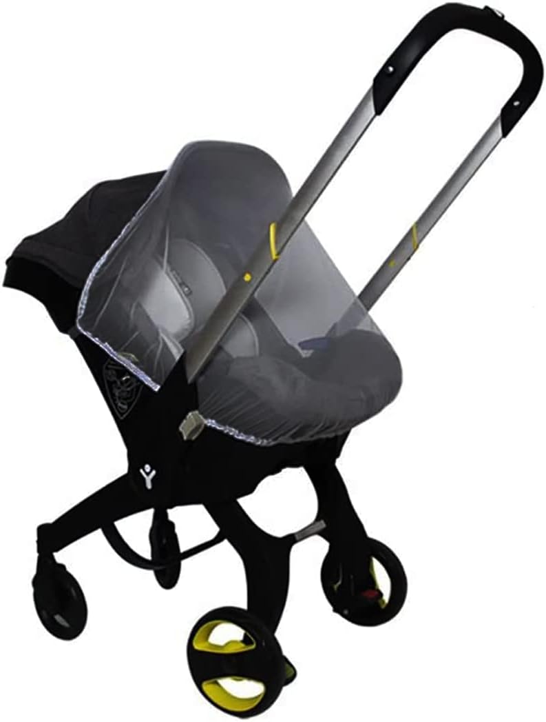 Car Seat Pram Mosquito Net for Doona Stroller & Car Seat, Baby Stroller Mesh Insect Net Cover Shield, No More Nasty Bites & Sleep Aid