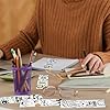Outus 108 Pcs Color Your Own Bookmarks Inspirational Bookmarks, DIY Motivational Coloring Blank Paper Book Marks Birthday DIY Supplies #5