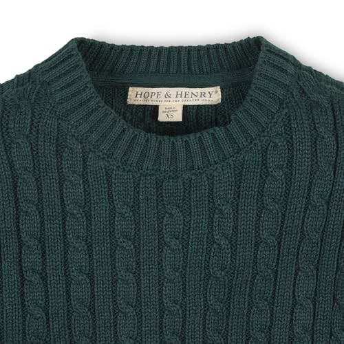 Image of Hope & Henry Boys' Long Sleeve Crew Neck Pullover Sweater