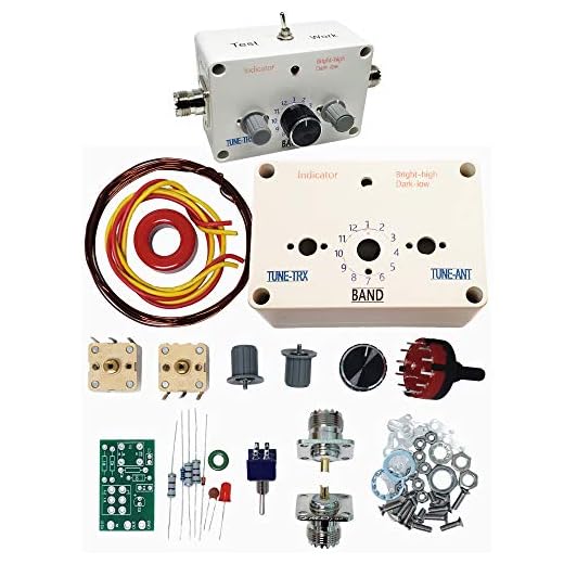 HAM 1-30 Mhz Manual Antenna Tuner for HAM HF Radio QRP DIY Kits, Good Helper for Antenna Erection