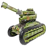 Gadpiparty Tank Truck Foil Balloon Camouflage Balloons Camo Military Balloons for Theme Party Suppli