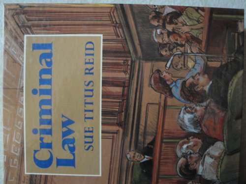 Criminal law 0023991909 Book Cover