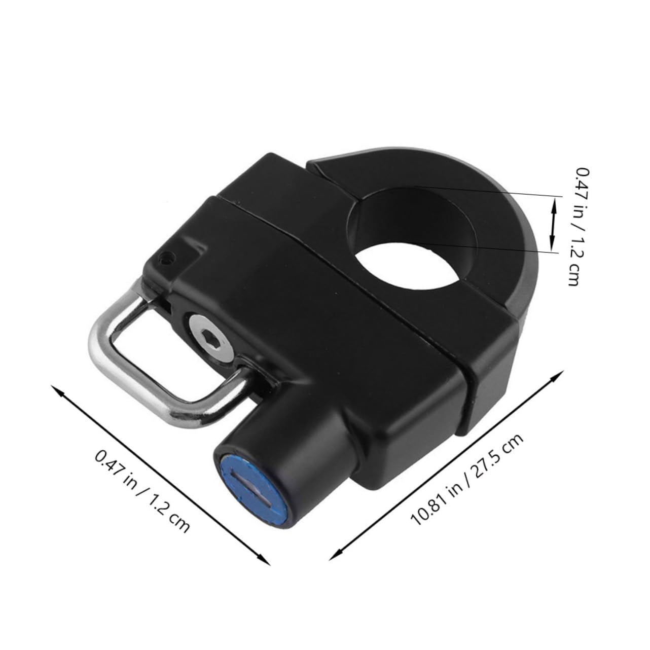 DECHOUS Motorcycle Lock for Handlebar Portable Theft Key Lock Lightweight Wear Resistant Design for The