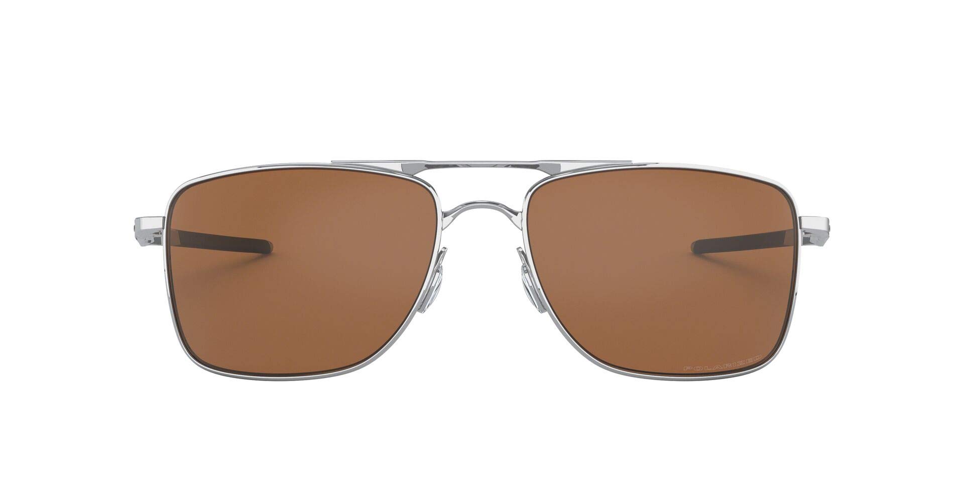 Oakley Men's Oo4124 Gauge 8 Metal Rectangular Sunglasses