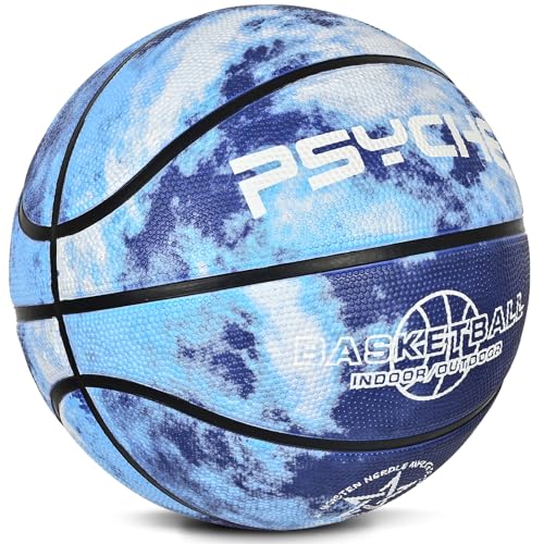 Wisdom Leaves Kids Youth Basketball Size 4 (25.5) Soft Basketball for Boys Girls Age 4-8 Small Indoor Outdoor Basket Balls for Training Basic SkillsDark Blue