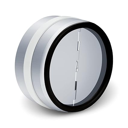 FRESH SPEED 6-Inch Backdraft Damper Shutter Inline Spring Loaded for Dryer Duct