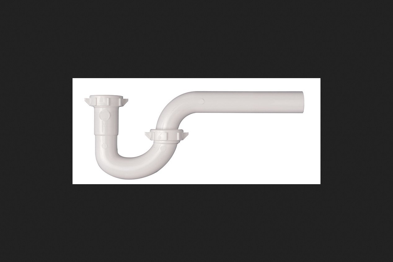 Plumb PakP Trap 1-1/2" Plastic White Polybag