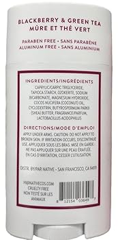 Native Blackberry & Green Tea デオドラント×2個 Native Deodorant Paraben Free Aluminum Free Blackberry