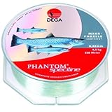 Grosor: 0,22 mm Phantom Speziline Mar - trucha, para pesca de 0,22 mm 4,5 kg 550 M