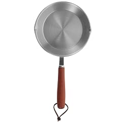 Uonlytech Stainless Steel Mini Frying Pan Nonstick Crepe and Pancake Skillet for Even Heating Quick Cooking Multipurpose Kitchen
