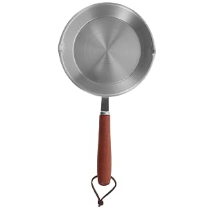 Uonlytech Stainless Steel Mini Frying Pan Nonstick Crepe and Pancake Skillet for Even Heating Quick Cooking Multipurpose Kitchen