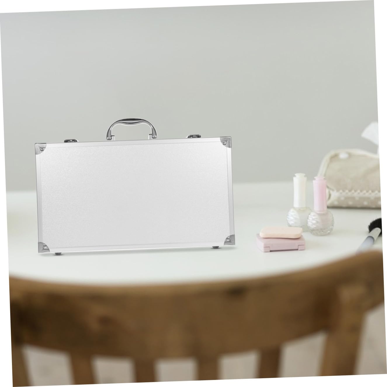 Mikikit Caja De Instrumento De Aluminio Estuche Médico Portátil Botiquín De Primeros Auxilios