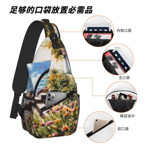 Mochila Sling Bag Urbana para Mujeres y Hombres miniatura 6
