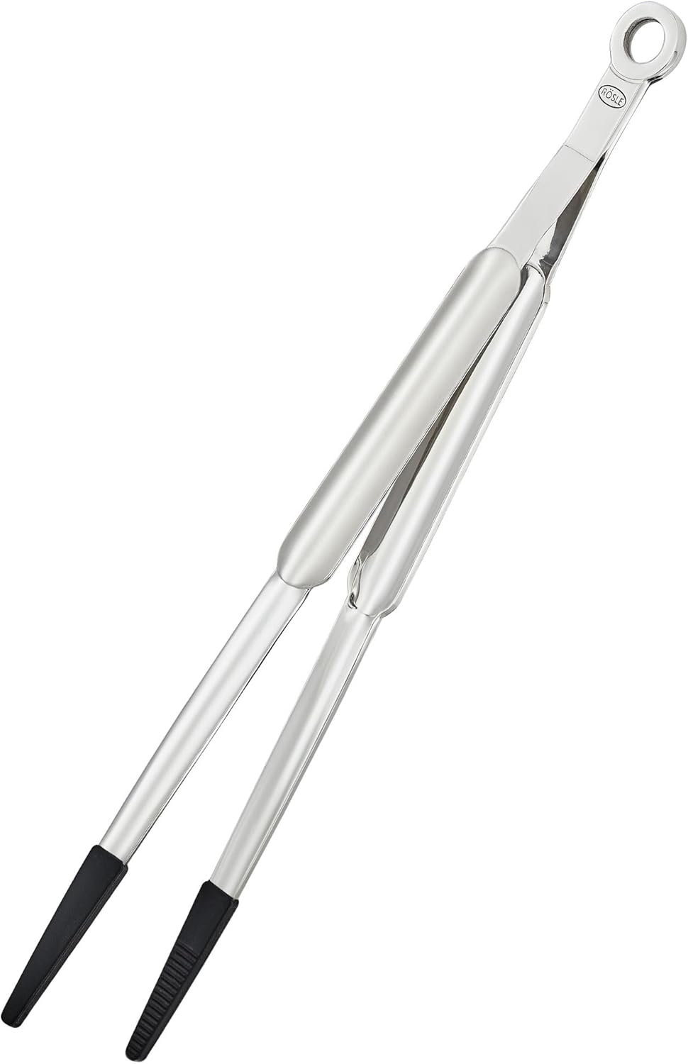 Rosle 12986 Stainless Steel Fine Tipped with Silicone Needle-Nose Pliers Cooking Tongs