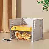 Chioccia Artificiale per Pulcini, Temperatura Regolabile Piastra Riscaldante per Pulcini, 10°C~65°C, Chick Brooder Piastra di Riscaldamento Regolabile in Altezza, Riscaldante per Pulcini