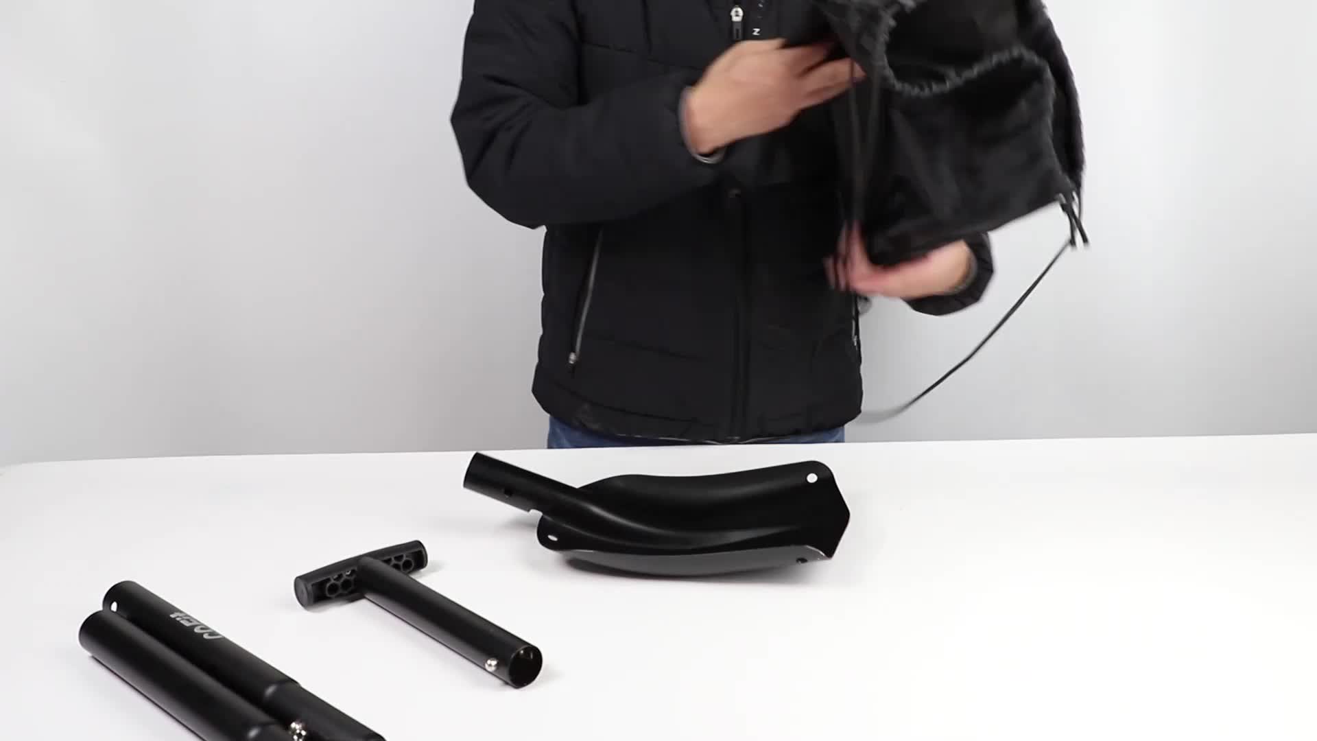 Amazon.co.jp: COFIT 最長110cm スノーシャベル 車載スコップ 長