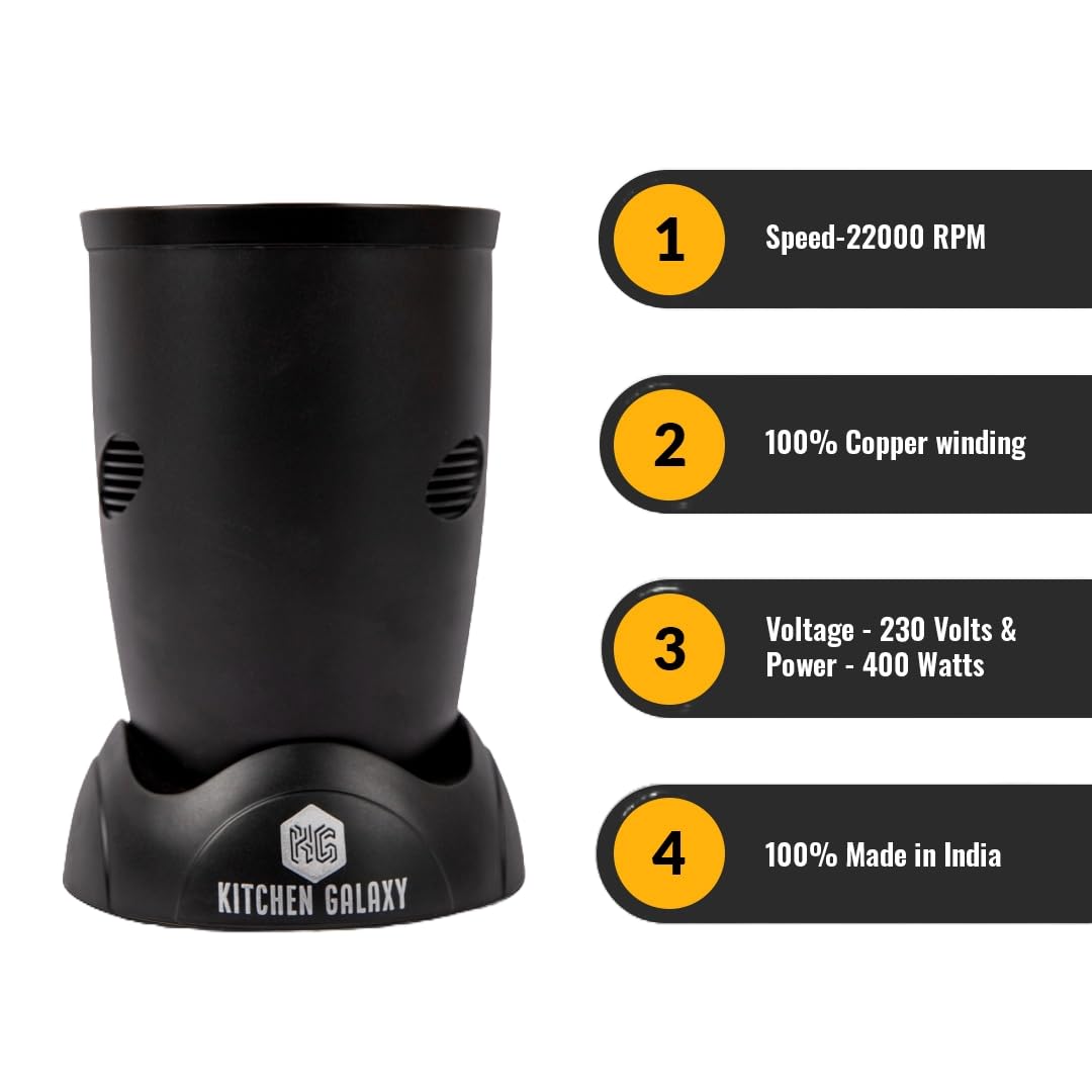Bullet Mixer Grinder - 3 Jar Matte Black -2 Bullet Mixer Grinder - 3 Jar Matte Black -2