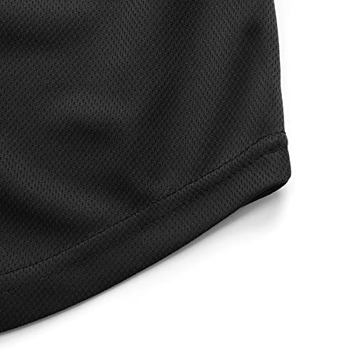 babyhealthy Camiseta feminina de beisebol com botões simples hip hop softbol esportiva