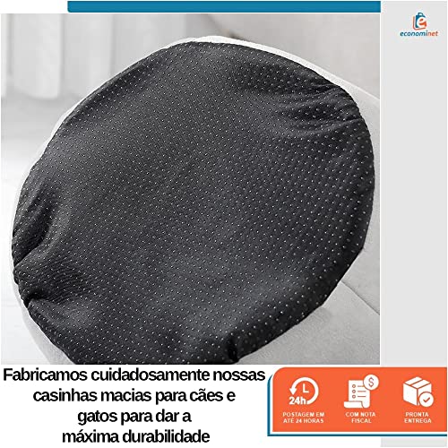 Cama Casa Toca Iglu Tenda Caminha Cabana para Gatos Pets - Duke & Dixie (Marrom)
