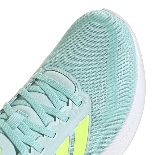 adidas Damen Runfalcon 5 Running Shoes Laufschuhe, semi Flash Aqua/Lucid Lemon/core Black, 39 1/3 EU