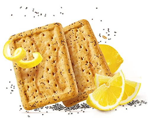 Gerblé Vitalité Biscuit Pavot Citron Sans Huile de Palme 4 Sachets Individuels 16 Biscuits 200 g 193575 Lot de 4 - vue 6
