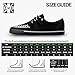 TUK Black/White Suede Creeper Sneaker Shoes for Women and Men, D Ring Lace Up Shoes | US Women 9 / Men 7