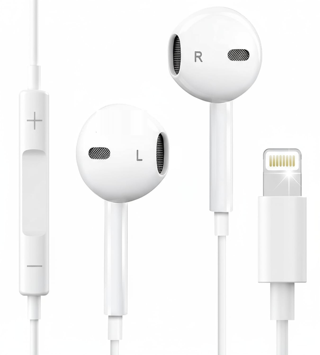 xinwld Ankoda Wired Headphones for iPhone Earbuds with Built-in Microphone & Volume Control Nosie Reduction Earphones Headsets Compatible with iPhone 14 13 12 11 Pro Max XS XR X 8 7, Support All iOS-image-9