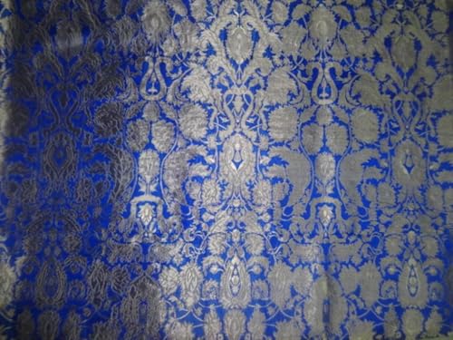 Tissu brocart de soie pour robe de soirée de mariage et caftan de luxe