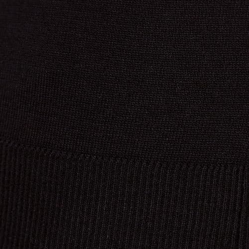 Amazon Essentials Women's Regular-Fit Lightweight Long-Sleeve V-Neck Sweater (Available in Plus Size), Black, Large