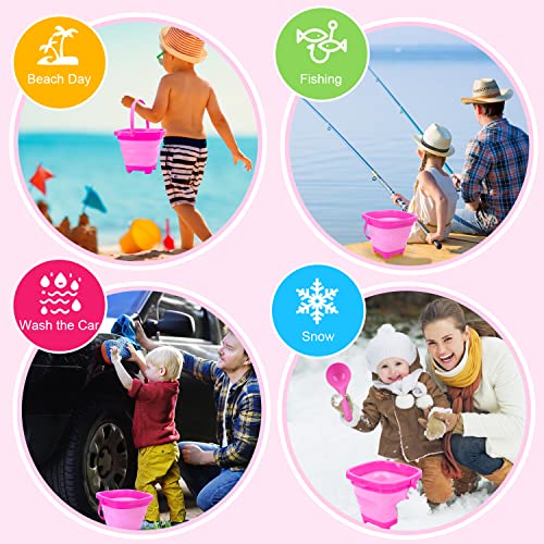 Toy Life Collapsible Beach Toys For Toddler Kid, 40 Pcs Sand Toys For Kid Girl With Collapsible Sand Bucket Shovel, Sandbox Toy For Kid Toddler, Beach Foldable Bucket For Age 3-4-5-6-8-10(Ice Cream) #TOP4