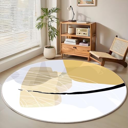 ラグ 円形 おしゃれ 北欧 カーペット 花柄7 ラグマット フランネル 毛足ない 滑り止め付き 掃除易い 床暖房対応 オールシーズン 円形ラグ 丸型 滑り止め付 西海岸 絨毯 マット リビング 春夏用 可愛い かわいい 160*160cm 撮影背景 脱衣所
