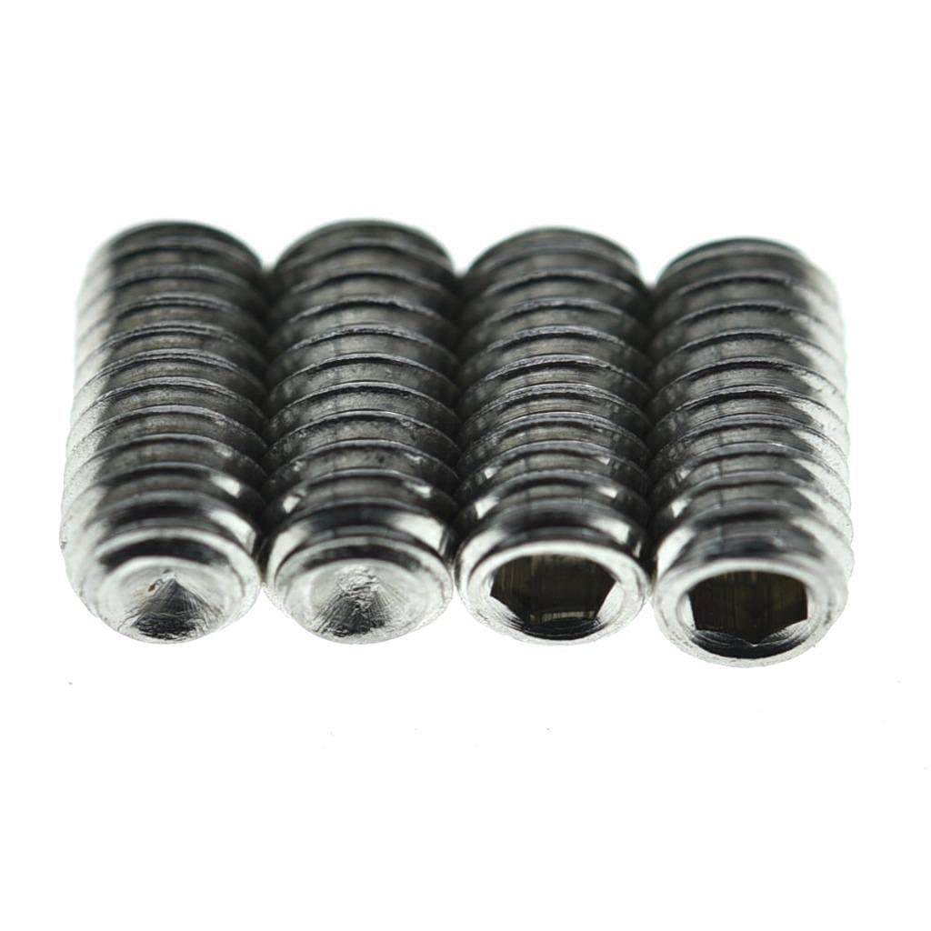 KAISH 50x Metric M3x6 Stainless Steel Guitar Bridge Saddle Height Adjustment Screws for Stratocaster/Telecaster - Image 2