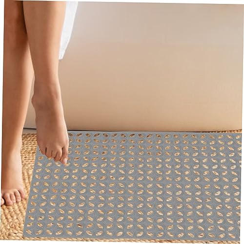 Alfombra antideslizante baño para evitar caídas en la ducha con ventosas estables 5
