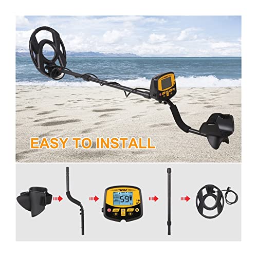 Metaaldetector Professionele Metaaldetector instelbare gevoeligheid Metal Detector Liquid Crystal Display met achtergrondverlichting Gold Detector Gold Finder Tri-tone Audio Gold Voor volwassen kind - Image 3