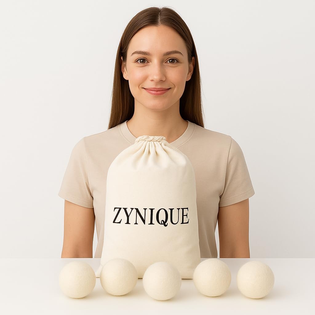 Wool Dryer Balls Pack of Six – Organic Reusable Laundry Softener Wool Dryer Balls
