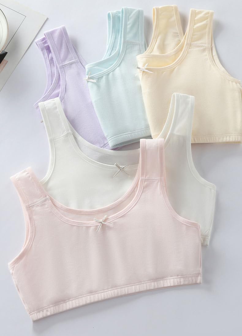 Training Bras for Girls Seamless Cami Bralettes Sports Striped Vest - Image 2