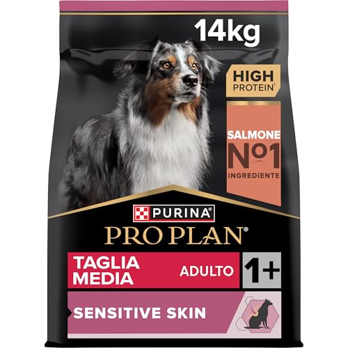Purina Pro Plan Optiderma Medium Adult Crocchette per Cane con Salmone 14kg