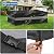 Gorpche Patio Furniture Set - Waterproof, Heavy Duty Outdoor Couch & Sectional Sofa Cover - Table & Chair Cover - Curved, 90" L x 62" D x 28" H, Grey & Black