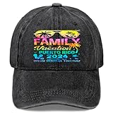Family Vacation 2026 Puerto Rico Matching Memories Togethe Hats for Men Fashion