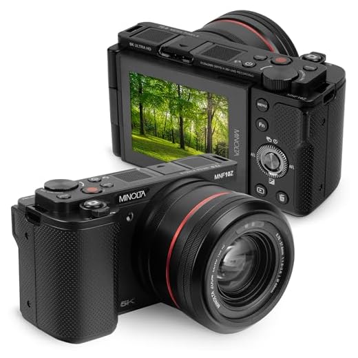 Minolta 72MP Camera with 10x Zoom