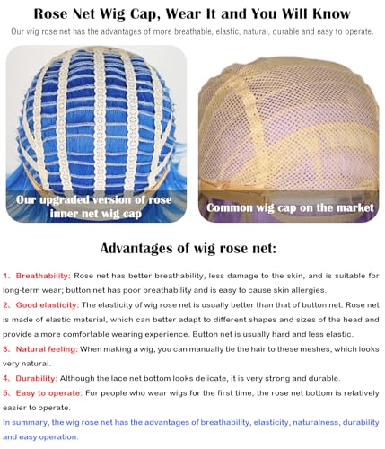 Image of Max Beauty Mens Short Blue Cosplay Wigs With Bangs Male Unisex Fluffy Heat Resistant Wig Hair for Party and Halloween for Gift + Free Cap